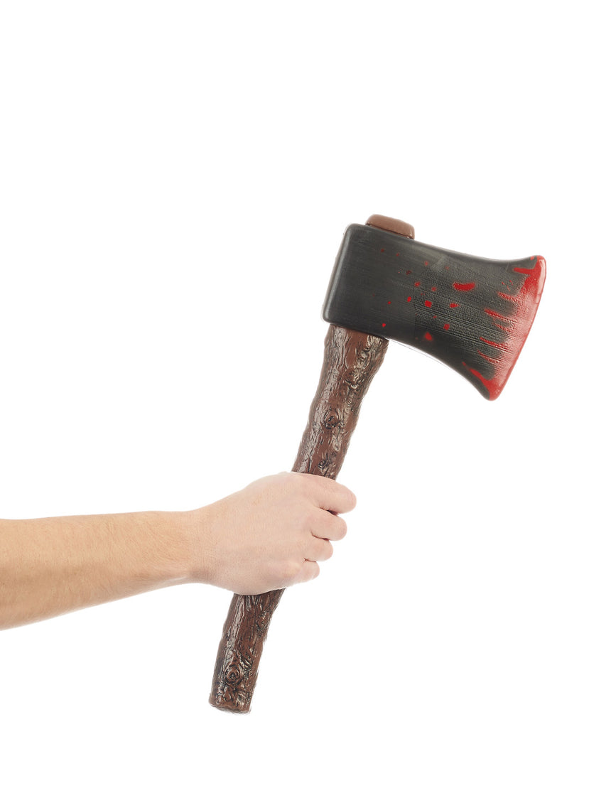 Petite hache ensanglantée en plastique Halloween