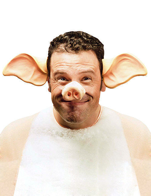 Serre-tête oreilles de cochon adulte