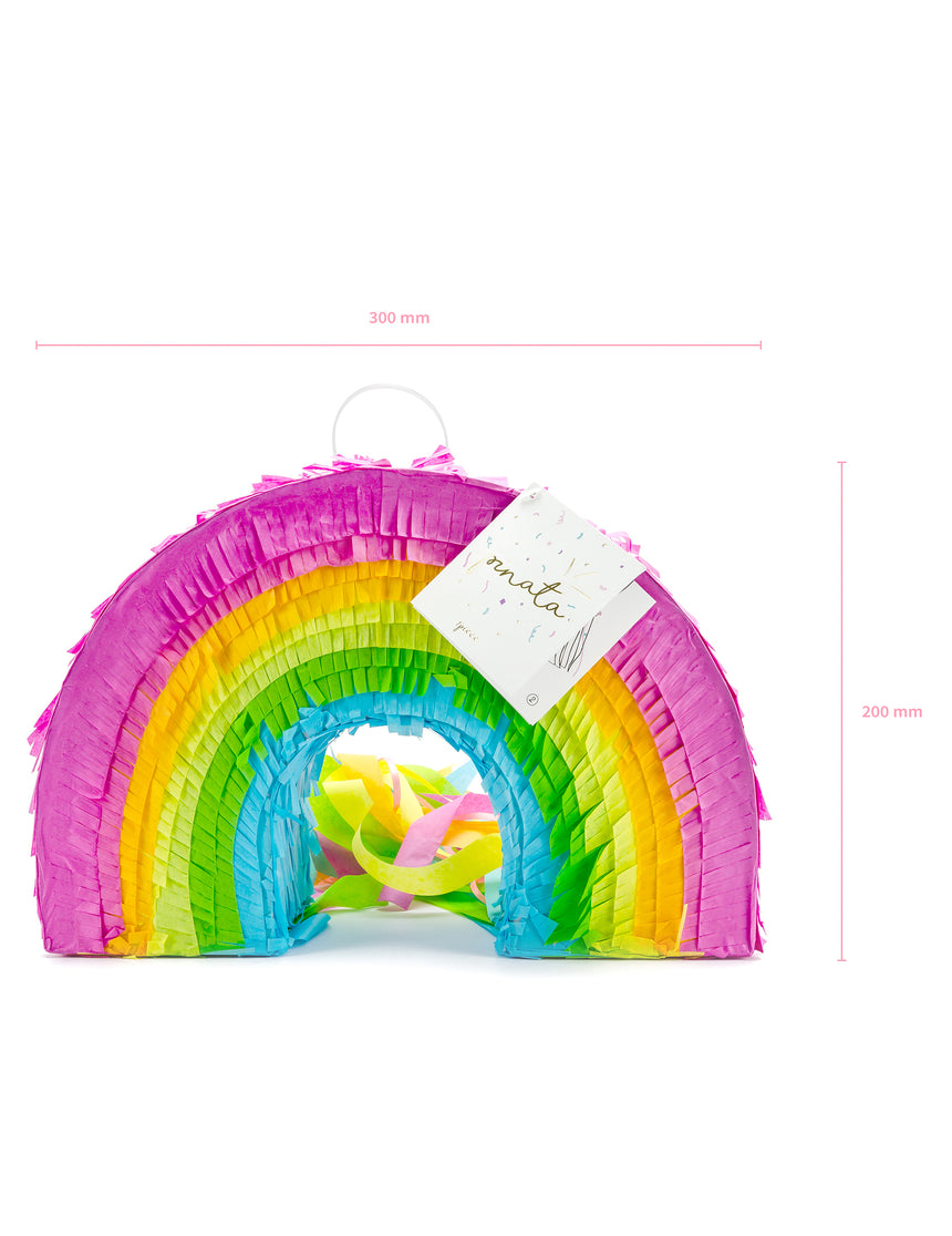 Piñata arc-en-ciel 30 x 20 x 10 cm