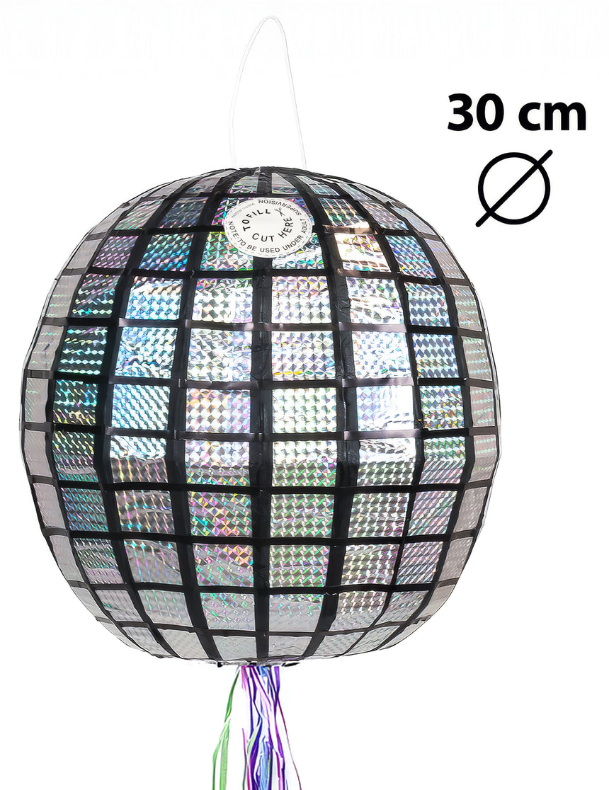 Piñata boule à facettes disco 30 cm