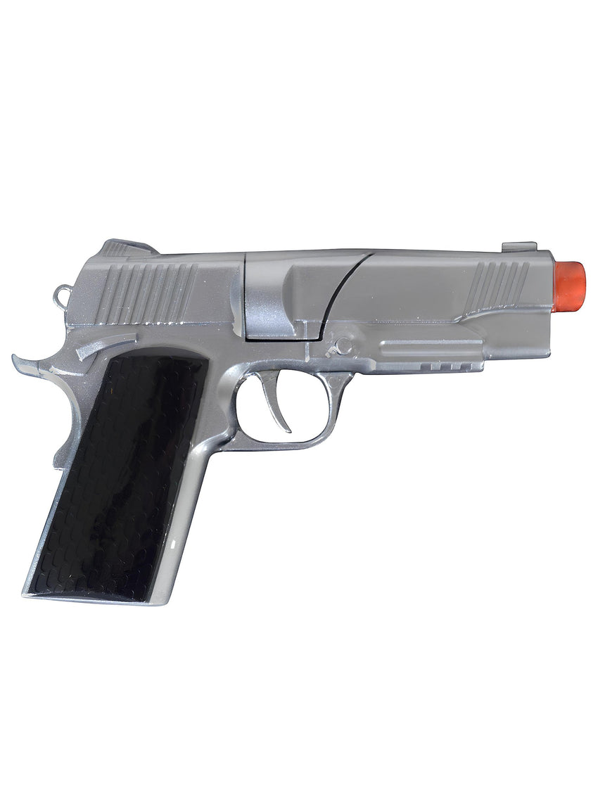 Pistolet de police en métal 18 cm