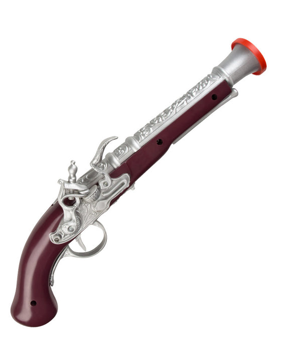 Pistolet pirate en plastique marron