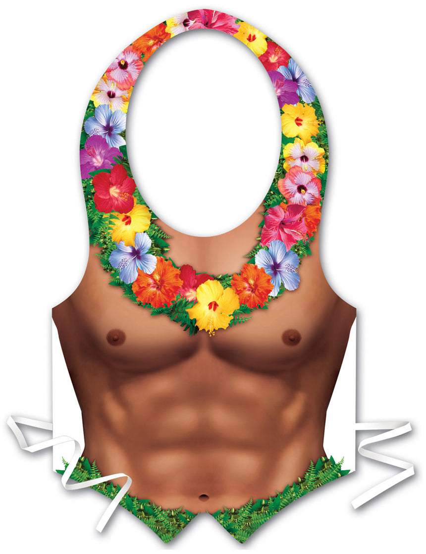 Tablier plastique homme Hawaï
