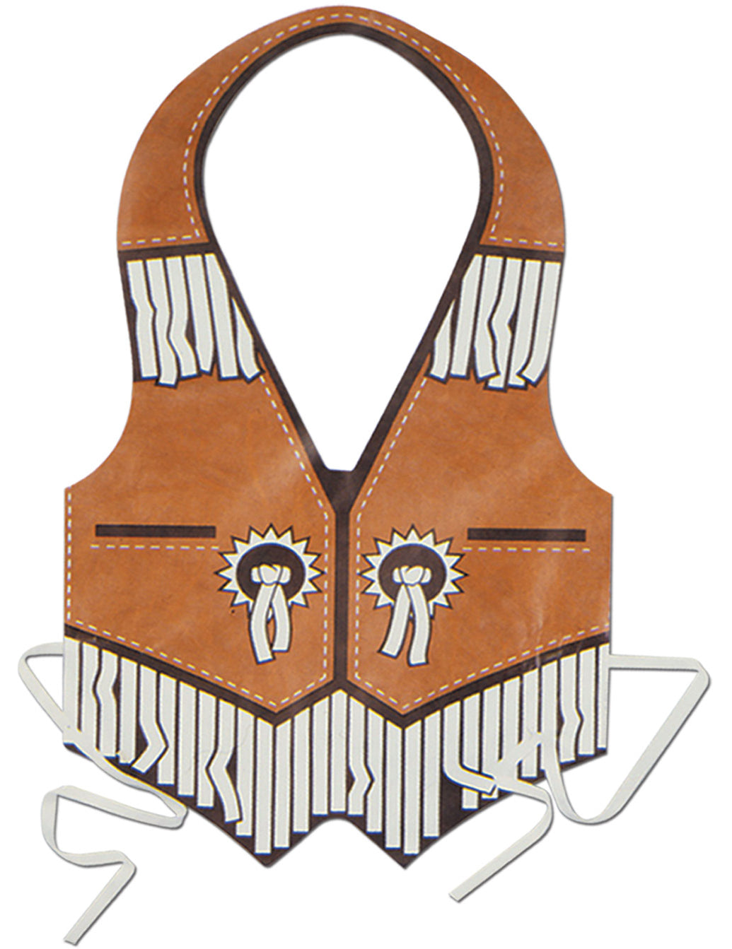 Tablier plastique homme Cow-Boy