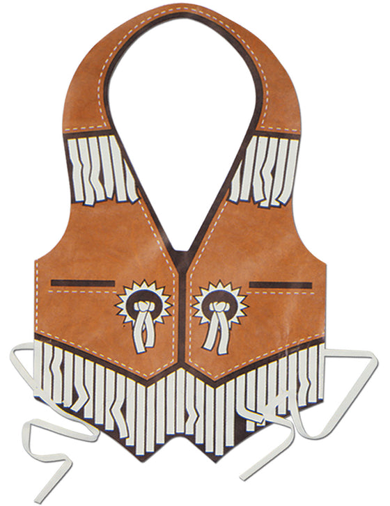 Tablier plastique homme Cow-Boy