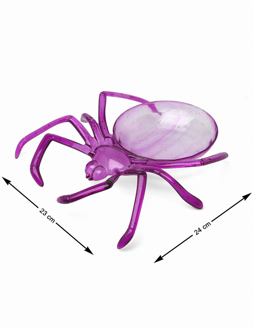 Plateau araignée violet 24 x 23 cm