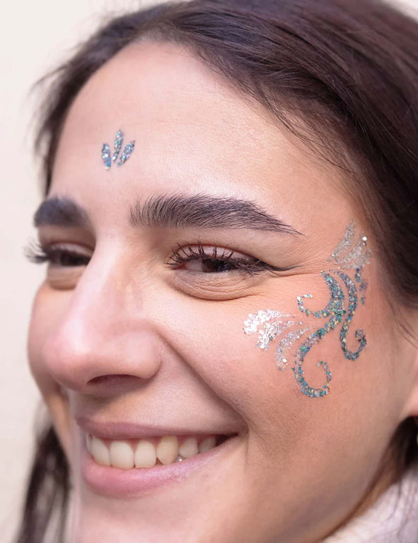 Pochoir de maquillage réutilisable arabesque