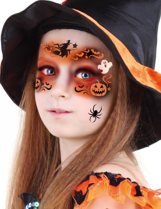 Pochoirs de maquillage Happy Halloween enfant
