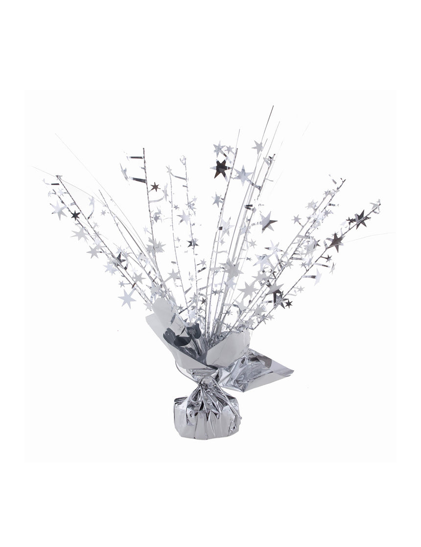 Poids pour ballon hélium étoiles argent 250 gr