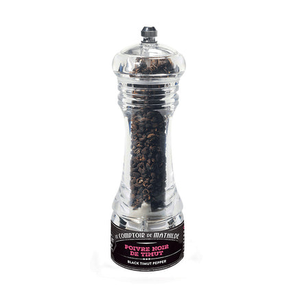 Poivre Noir de Timut du Népal - Mini Moulin - 10g