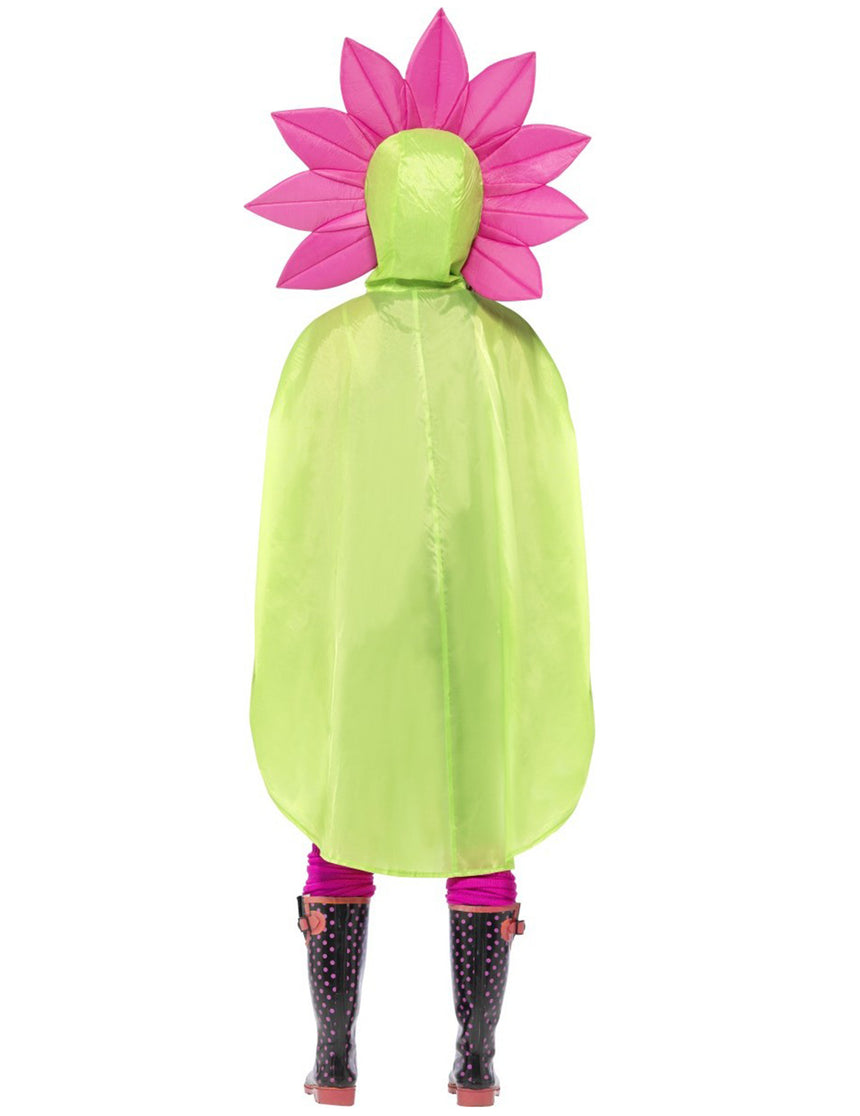 Poncho fleur adulte