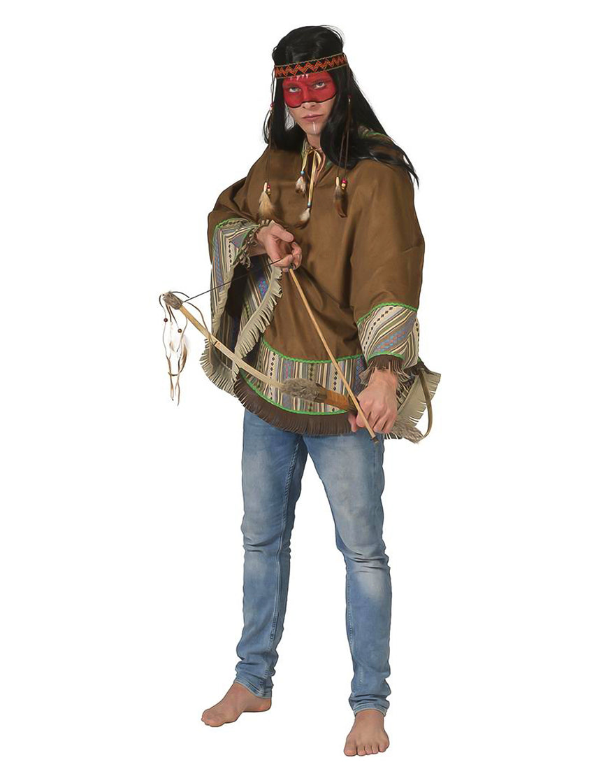 Poncho indien luxe adulte