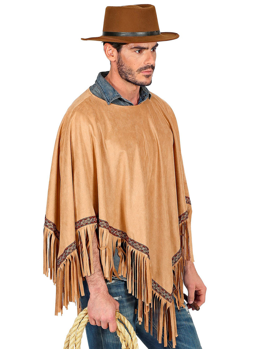Poncho luxe indien adulte