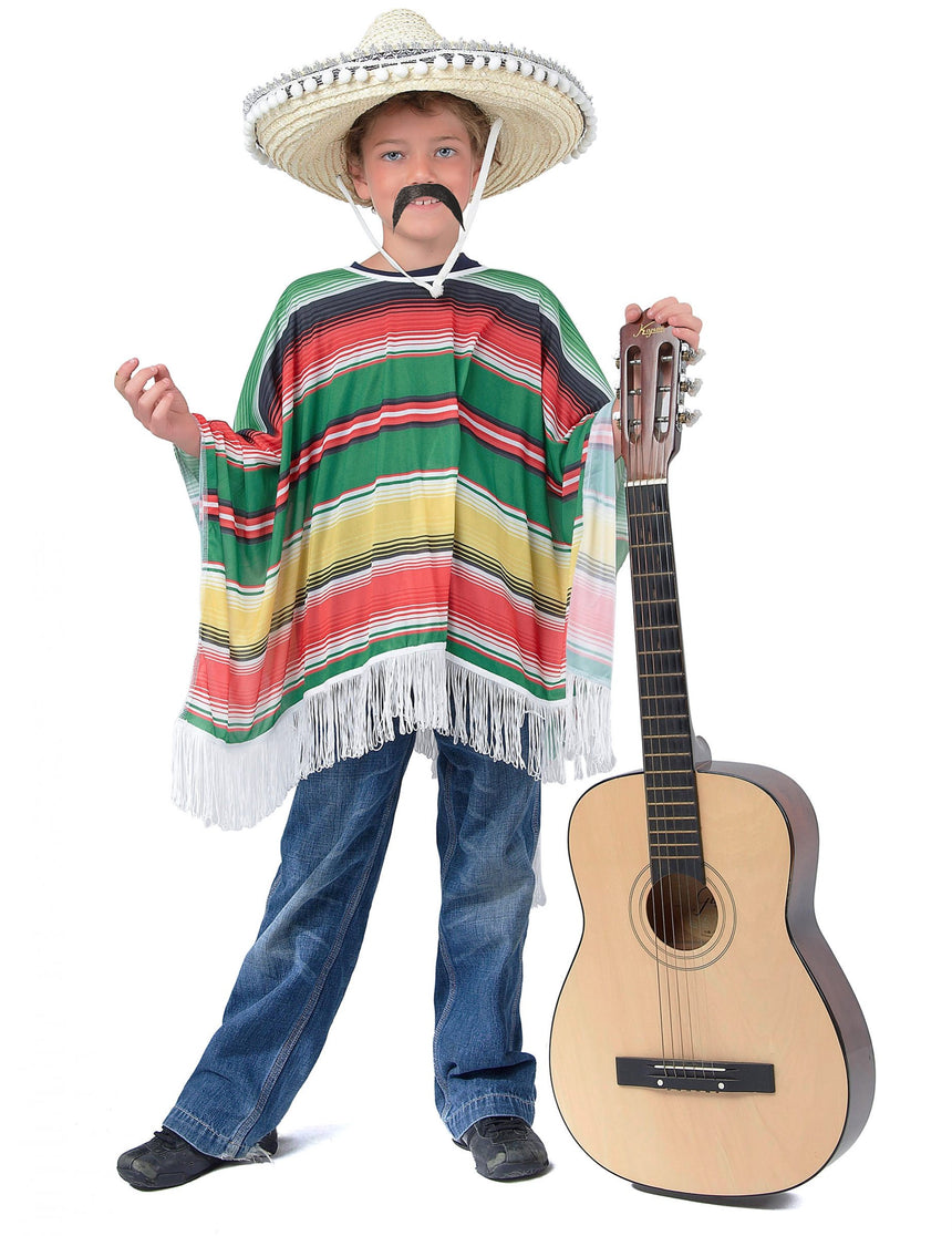 Poncho mexicain enfant