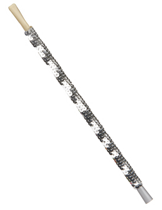 Porte cigarette sequins argent