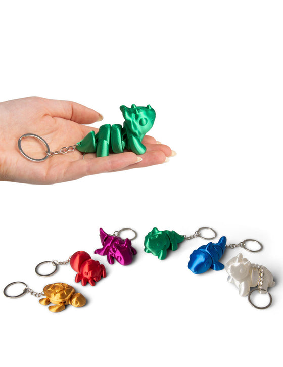 Porte clés petits animaux coloré