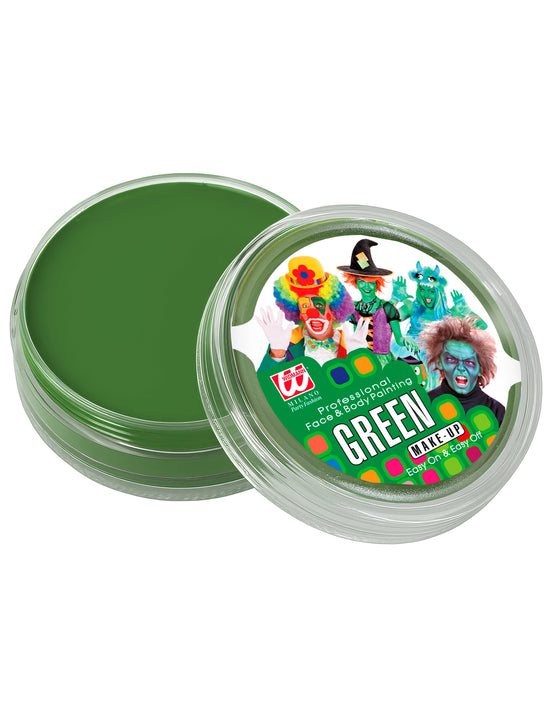 Pot maquillage professionnel à l'eau vert 25 g