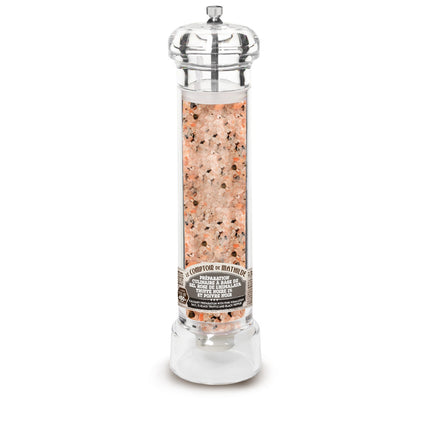 Préparation Culinaire - Sel Rose de l'Himalaya, Truffe Noire 1% et Poivre Noir - Moulin XL - 450g
