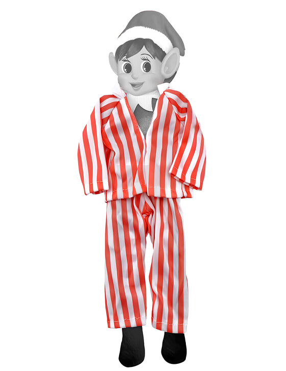 Pyjama rouge pour poupée lutin farceur
