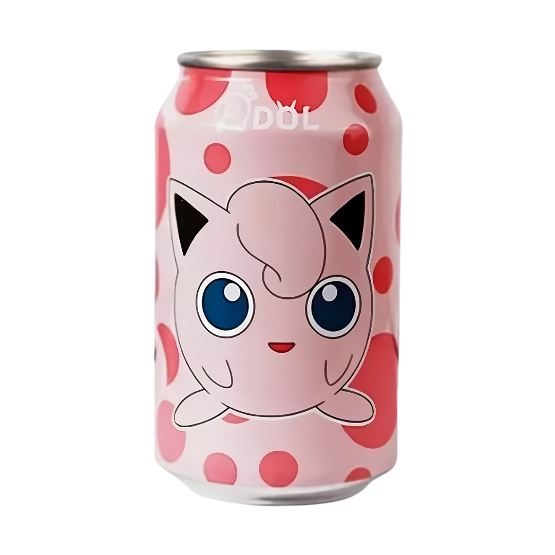QDOL Pokemon Jigglypuff Peach Flavoured Sparkling Water