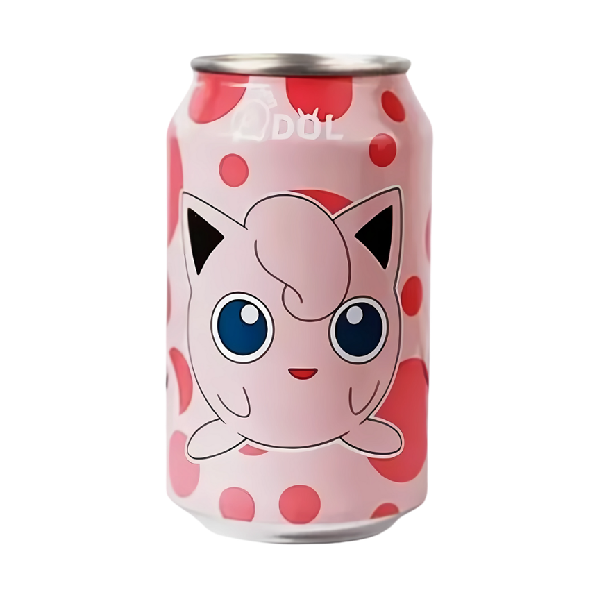 QDOL Pokemon Jigglypuff Peach Flavoured Sparkling Water
