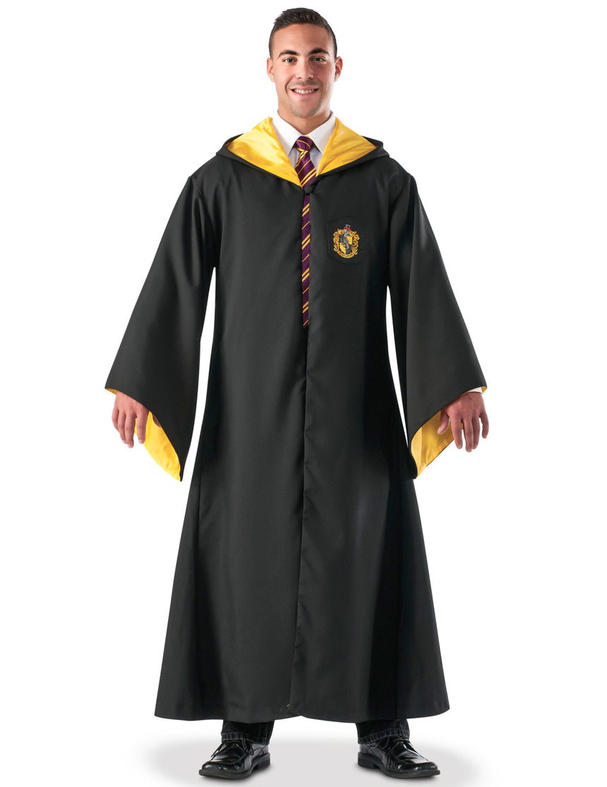 Réplique luxe robe de sorcier Poufsouffle adulte