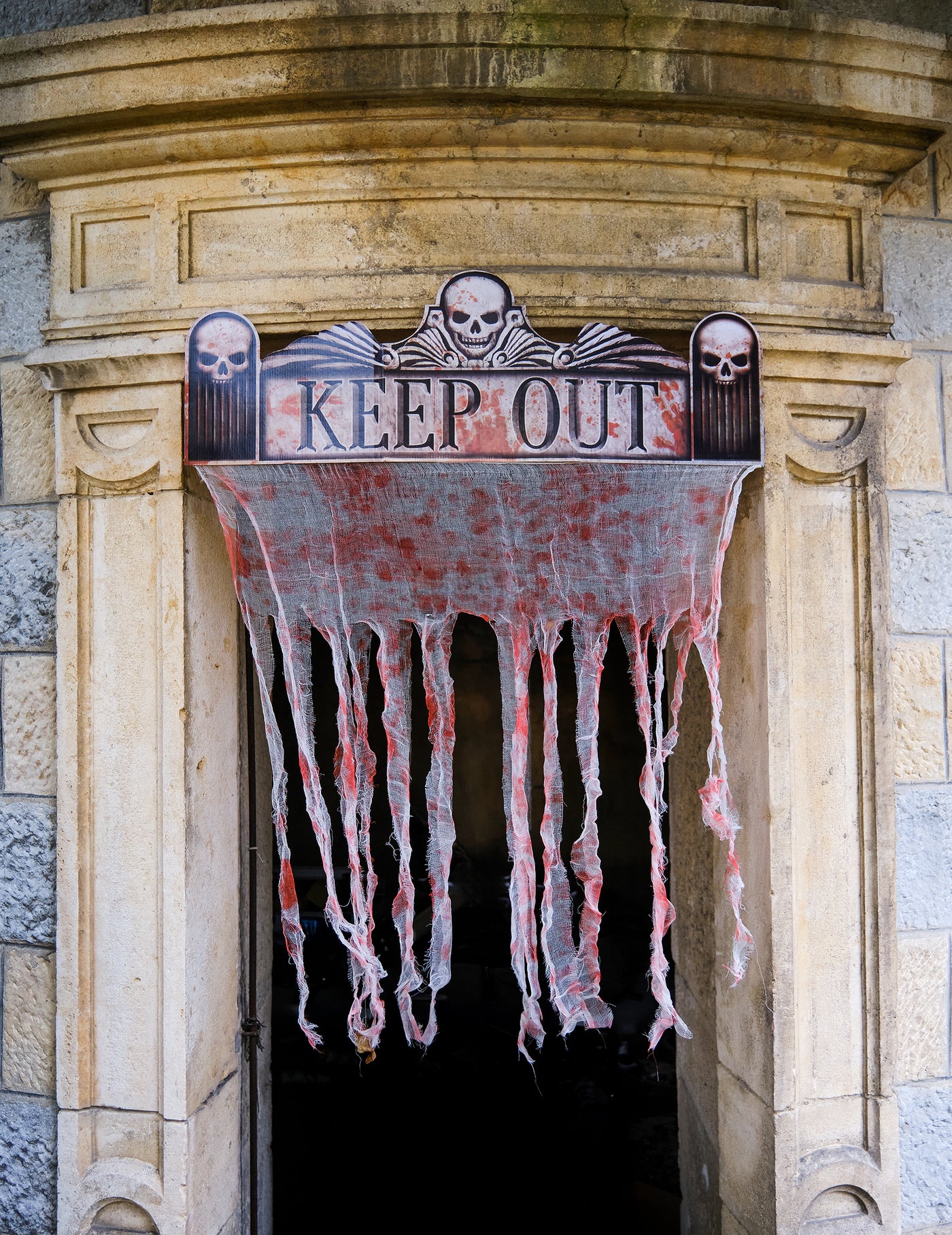 Rideau de porte Halloween 150 x 95 cm