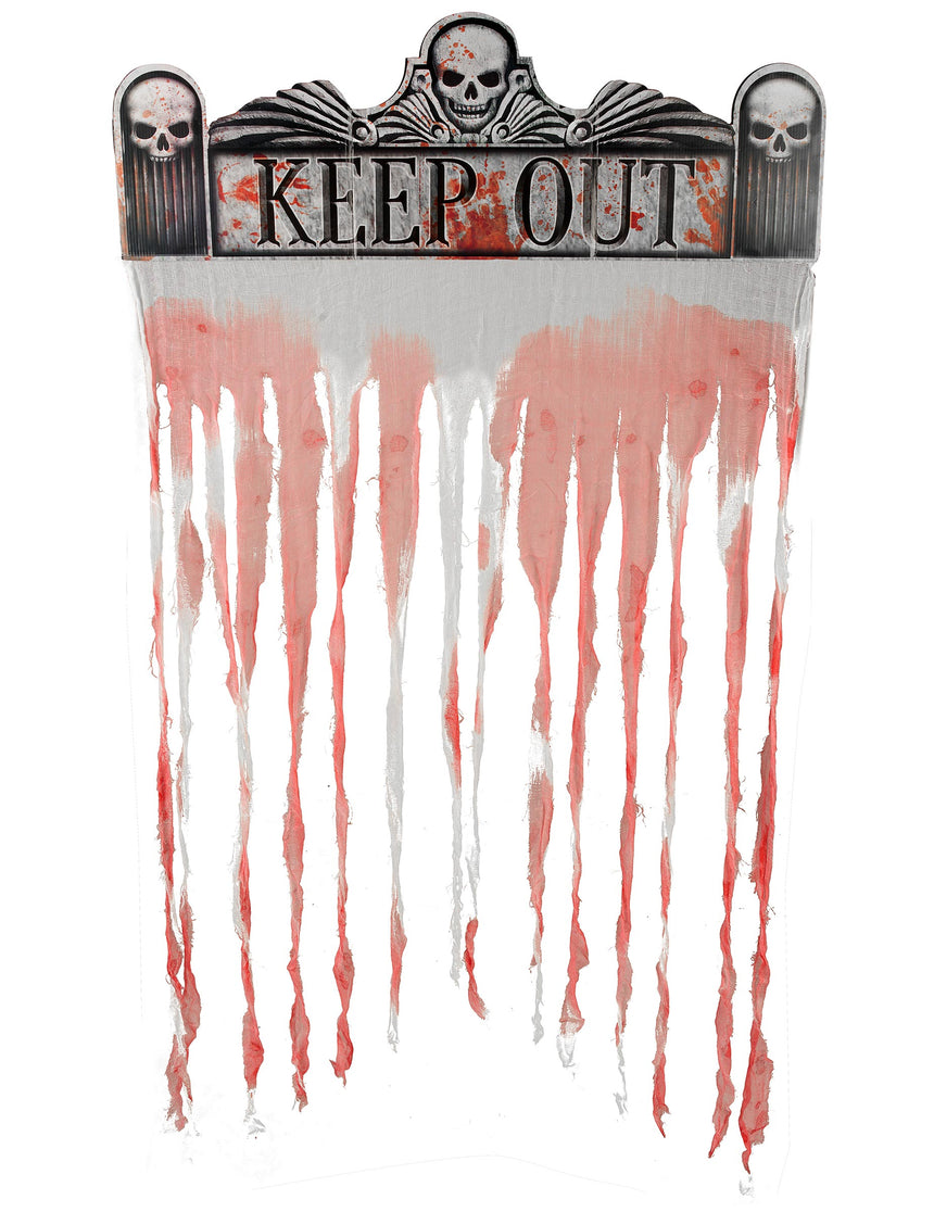 Rideau de porte Halloween 150 x 95 cm