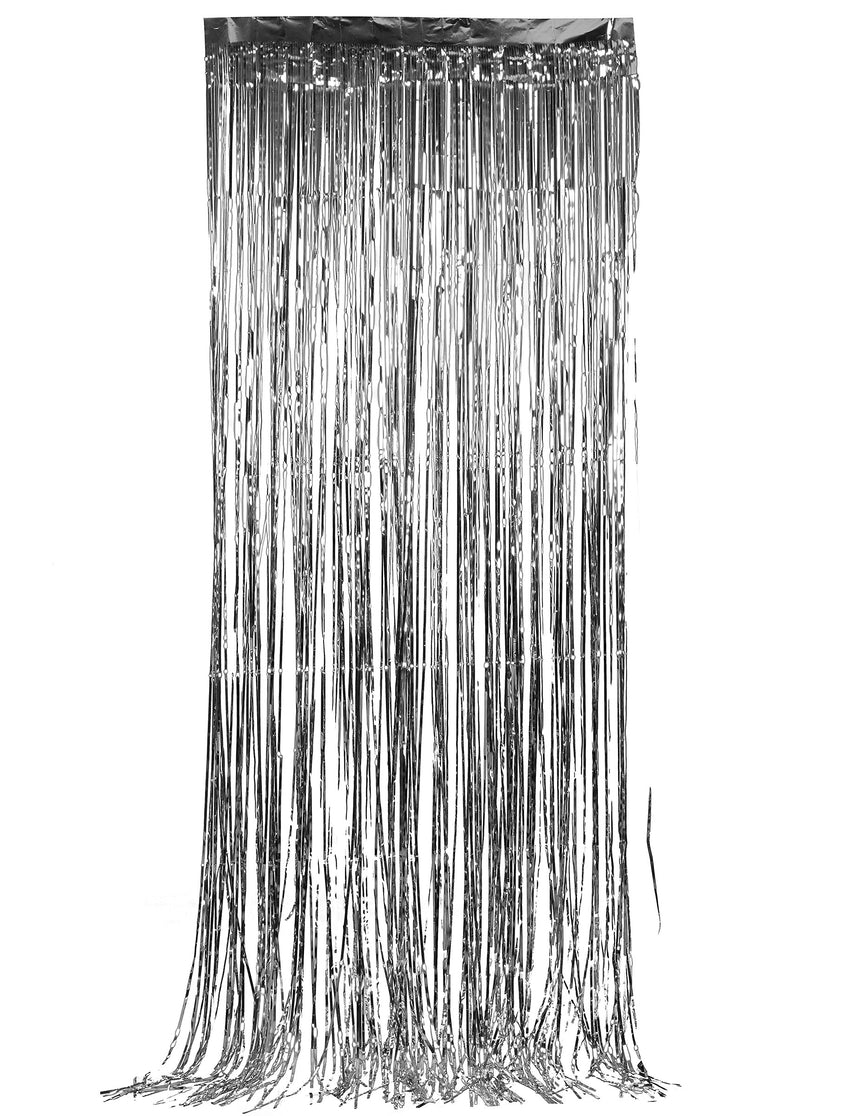 Rideau scintillant argent 91 x 244 cm