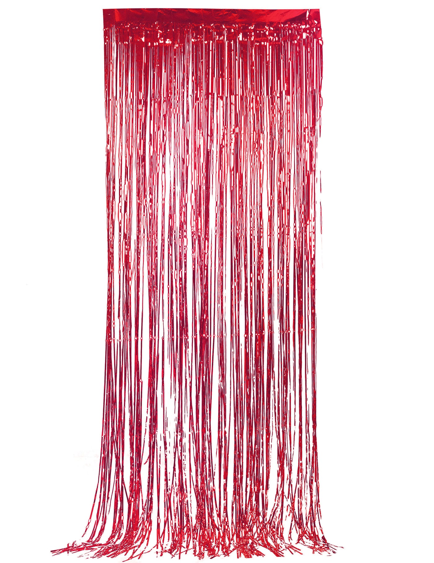 Rideau scintillant rouge