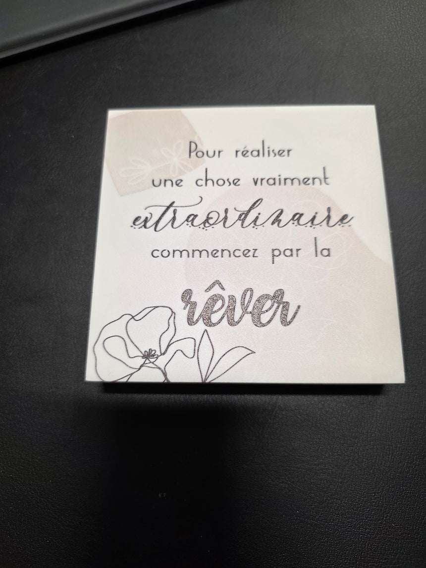 Cadre Déco 10/10 " Pour réaliser une chose ...