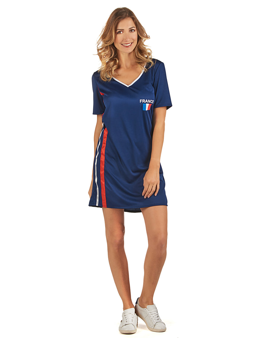 Robe supporter France femme