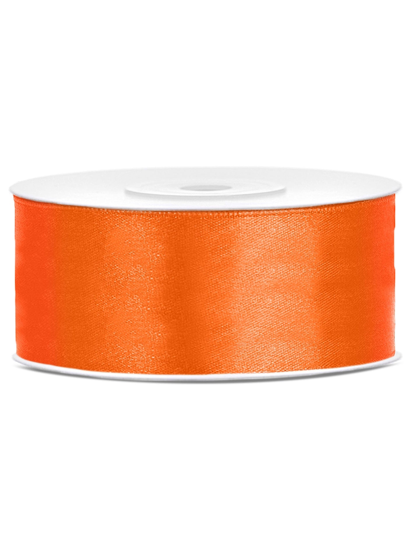 Ruban satin orange 2,5 cm x 25 m pour décoration mariage