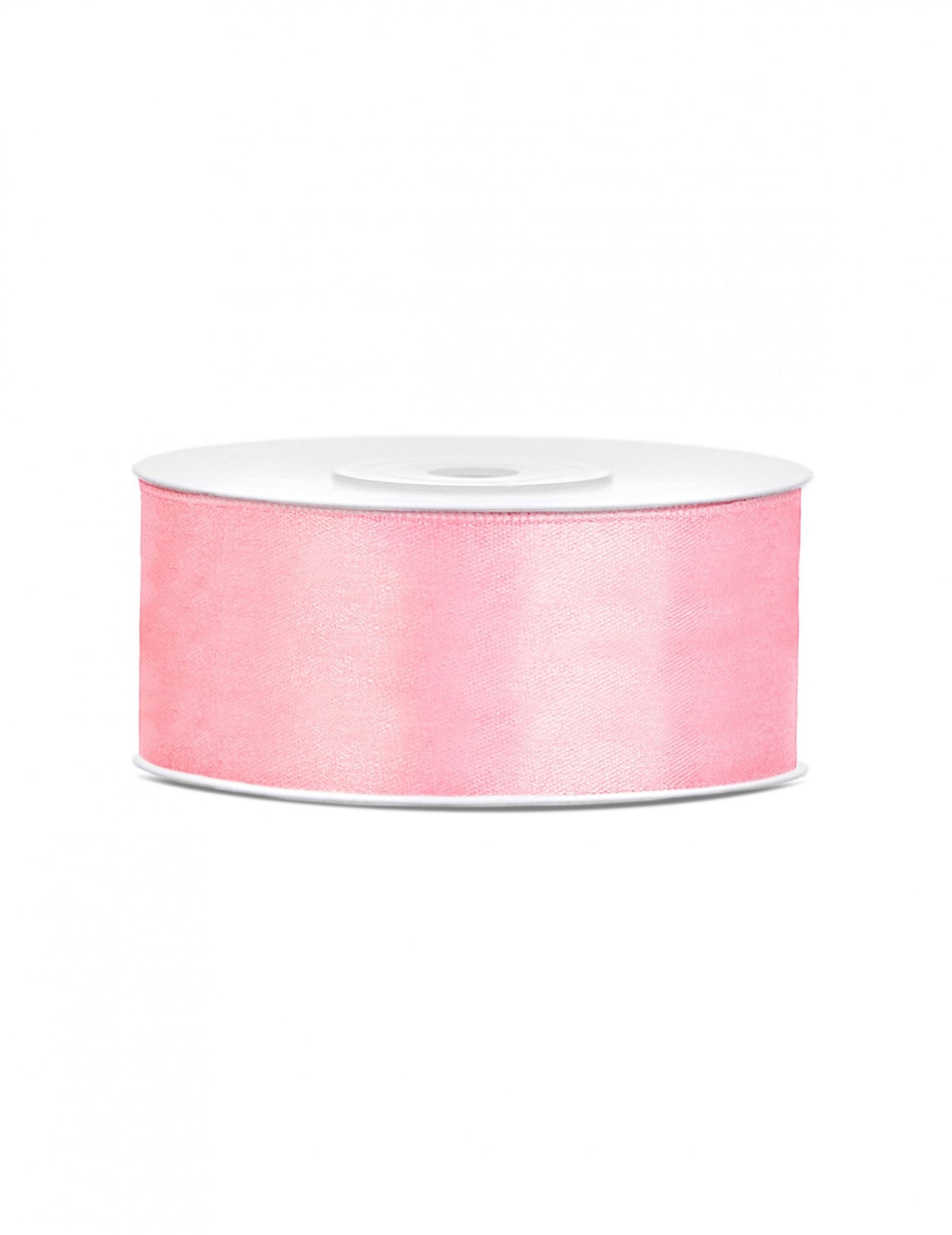 Ruban satin rose 2,5 cm x 25 m mariage et baby shower
