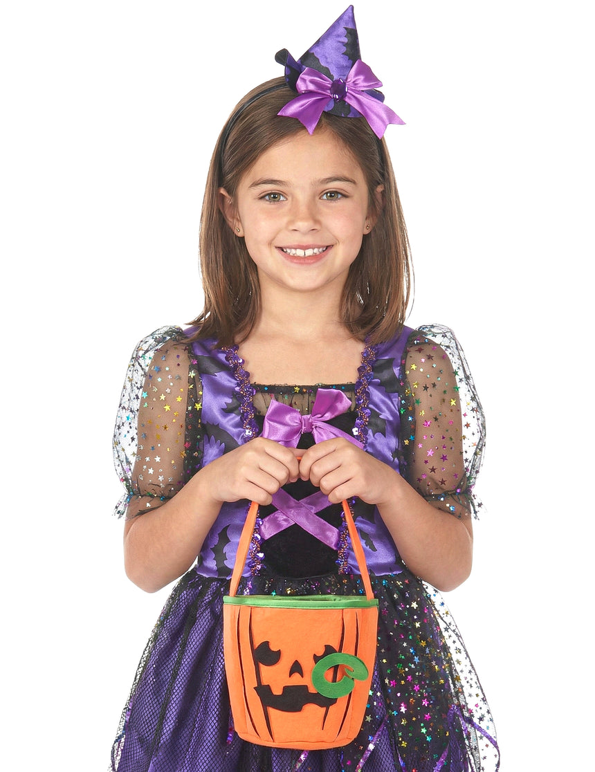 Sac Halloween citrouille terrifiante enfant