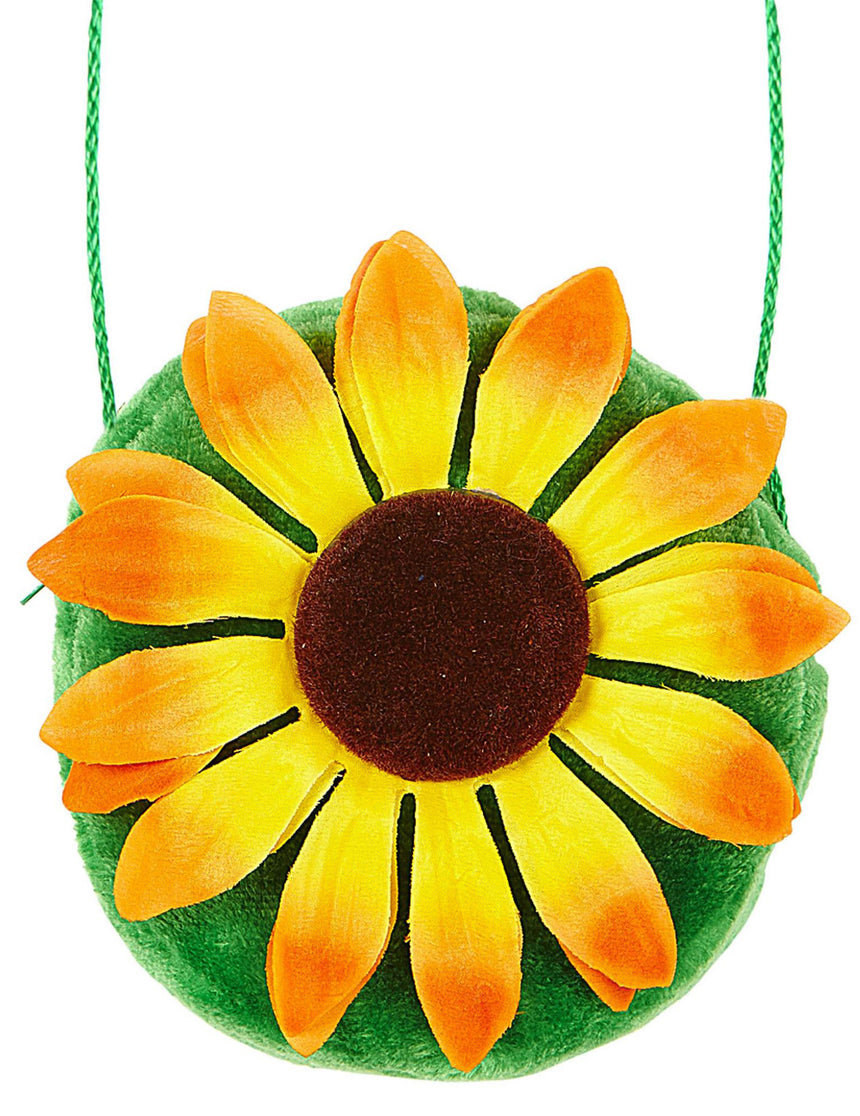 Sac hippie vert avec fleur