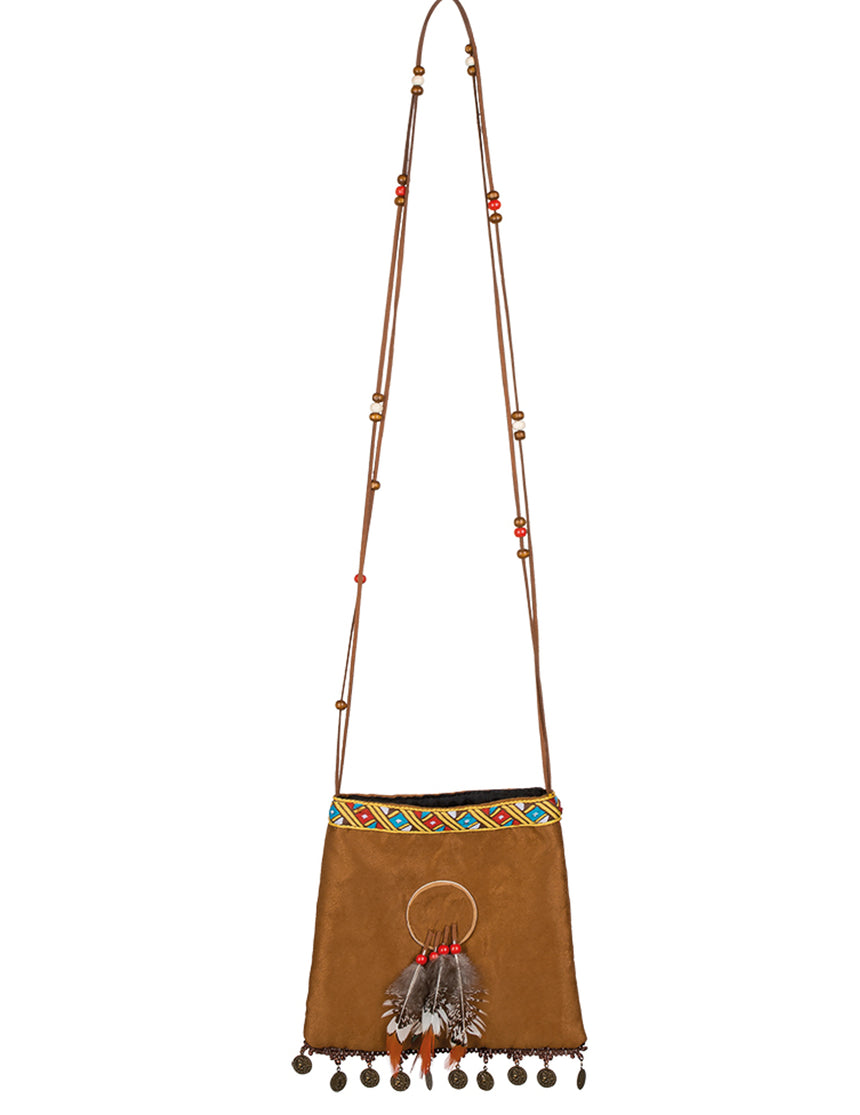 Sac indien attrape-rêves 21 cm