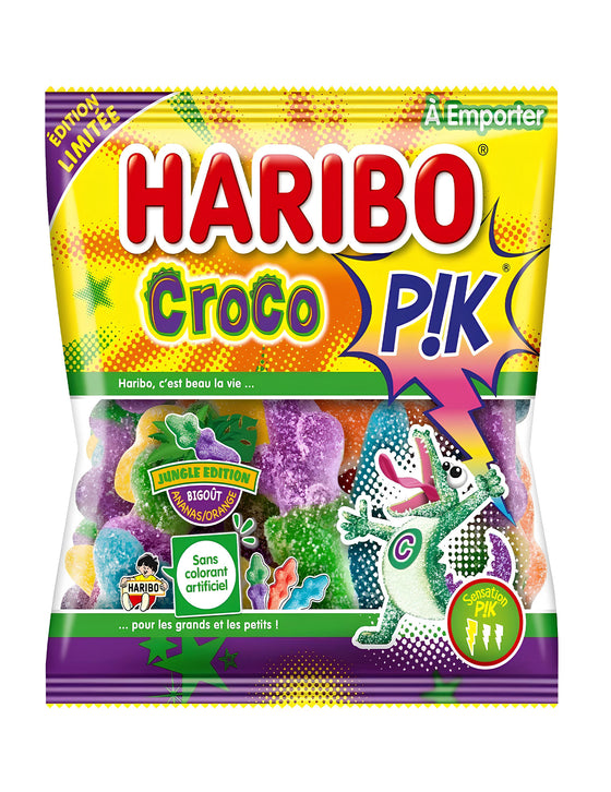 Sachet Bonbons croco pik Haribo - 120g