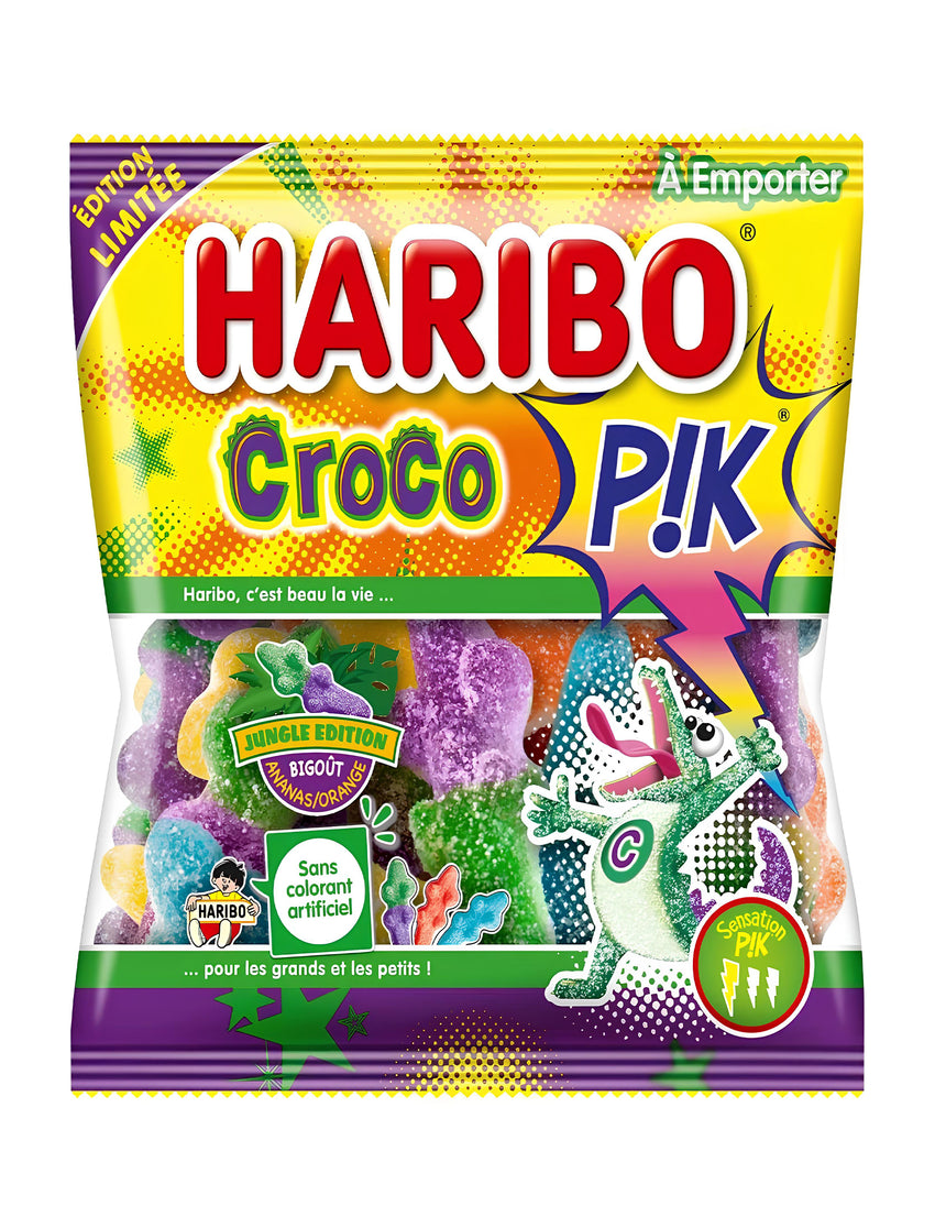 Sachet Bonbons croco pik Haribo - 120g