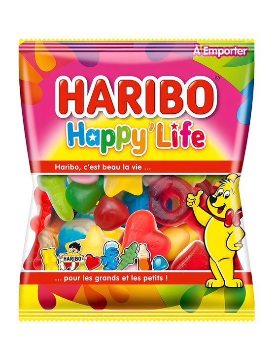 Sachet bonbons happy'life Haribo - 120 g