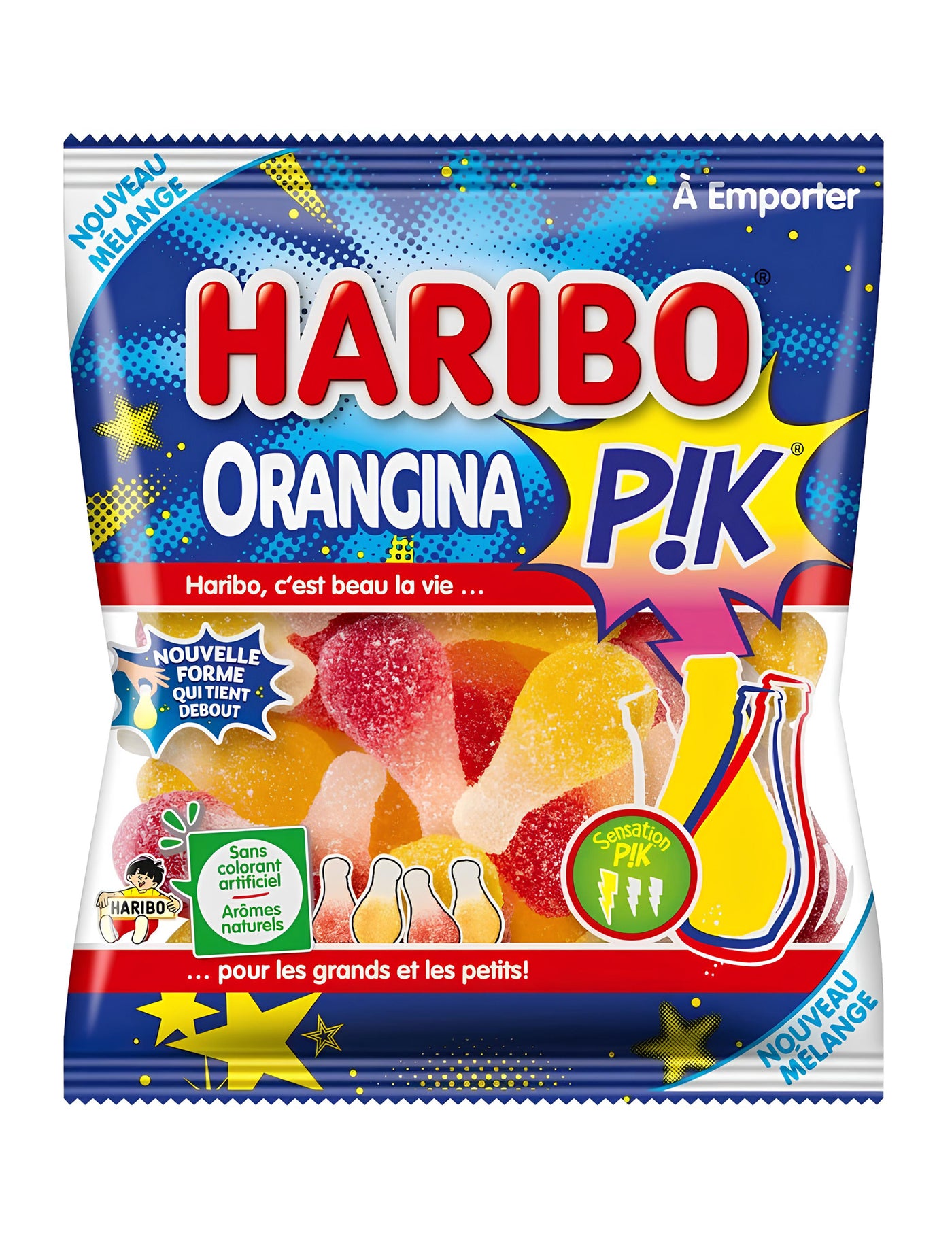 Sachet bonbons orangina pik Haribo - 120 g