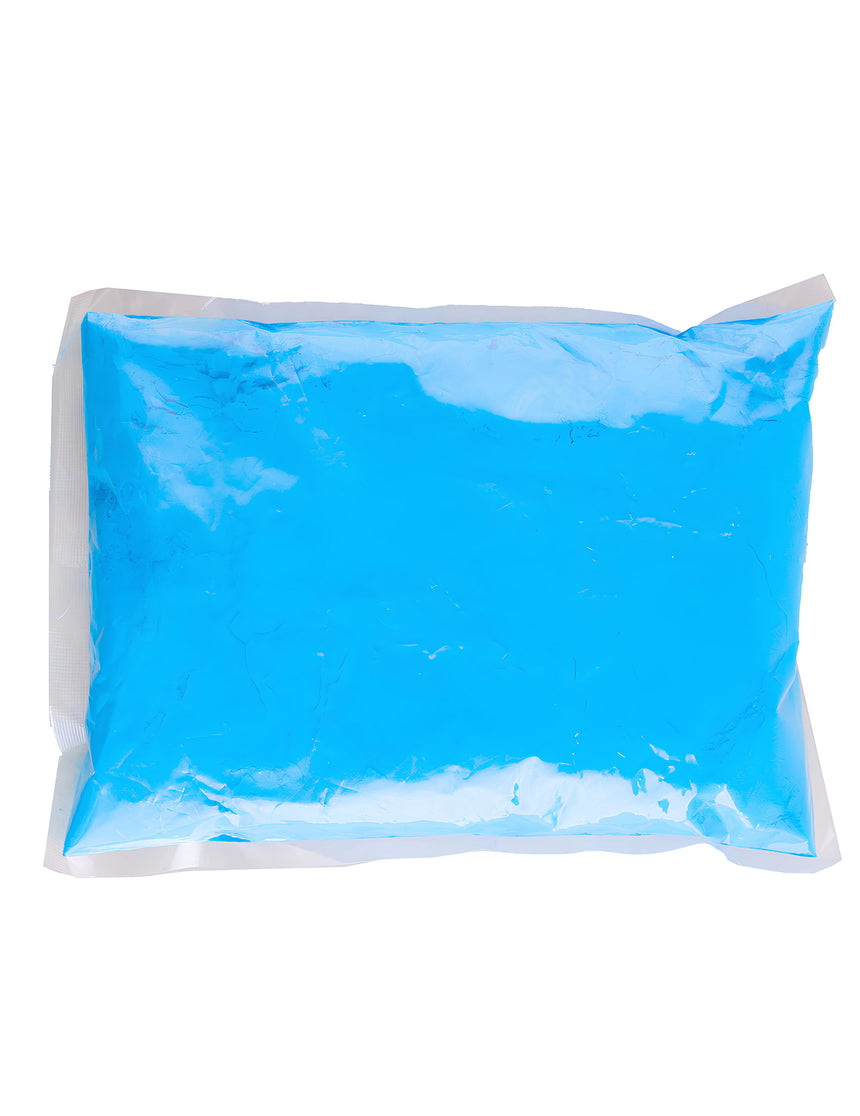 Sachet de poudre 500 g à effet Holi bleu
