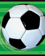 Sacs de fête en plastique foot, lot de 8