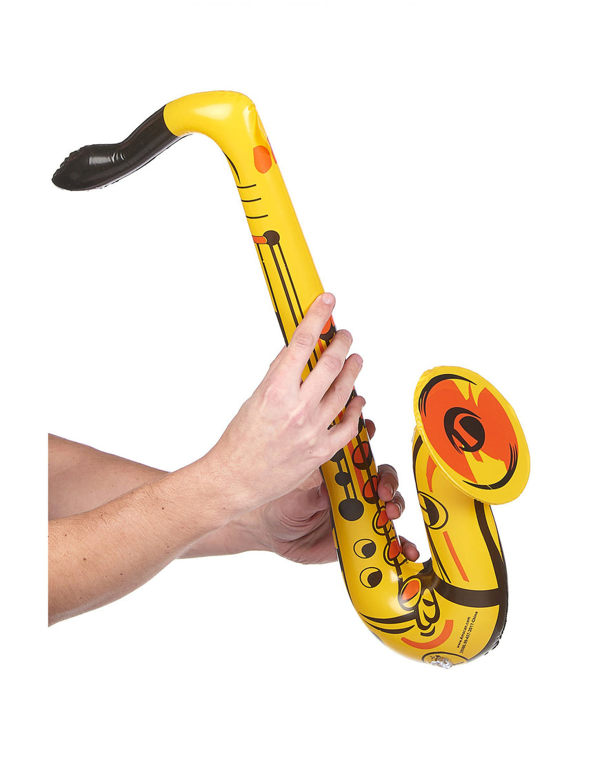 Saxophone gonflable jaune adulte