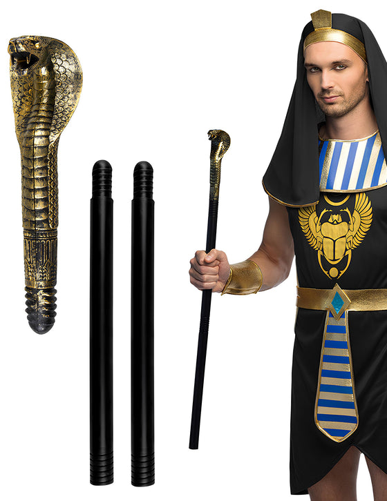 Sceptre serpent égyptien 82 cm