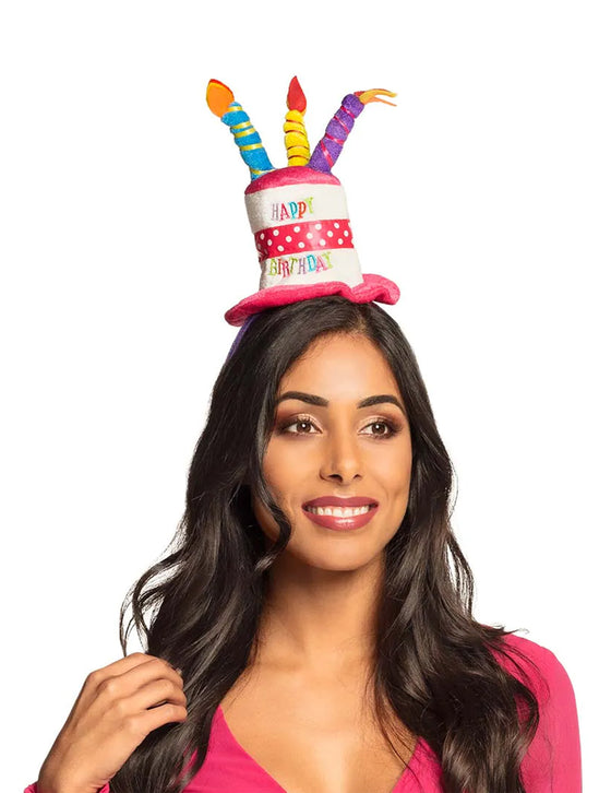 Serre-tête chapeau anniversaire adulte