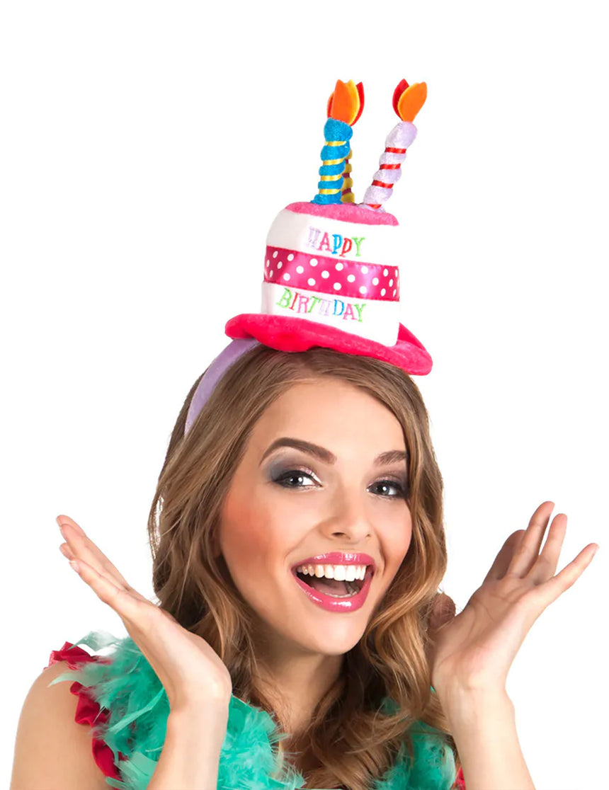 Serre-tête chapeau anniversaire adulte