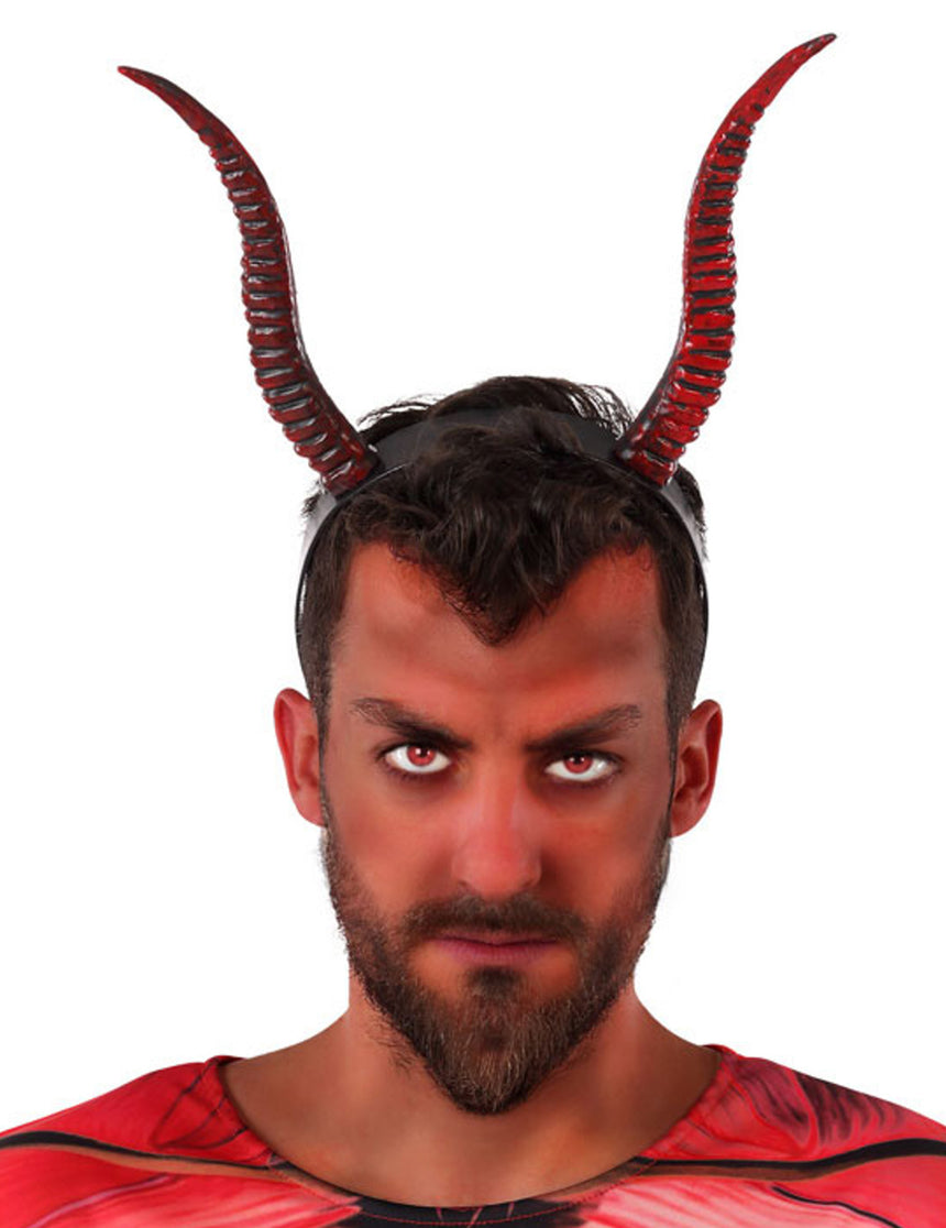 Serre-tête cornes de diable adulte