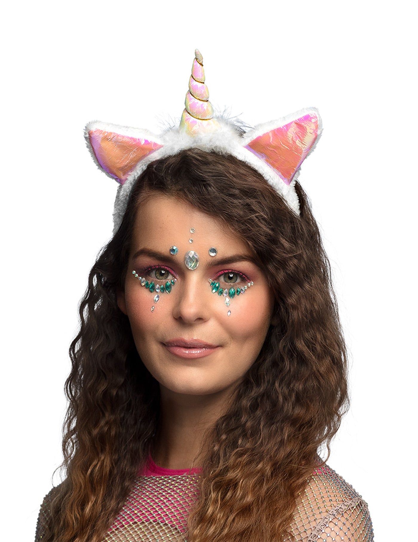 Serre-tête licorne iridescent femme