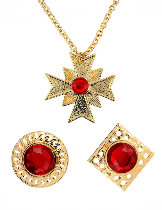 Set bijoux vampire adulte Halloween